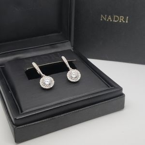 NADRI sterling silver crystal drop earings